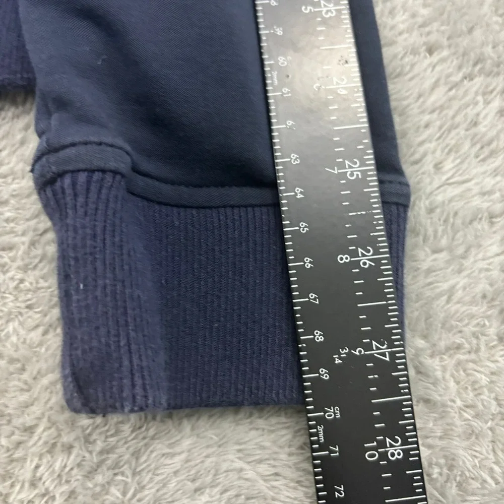 Tommy John Go Anywhere Hoodie Sweatshirt Mens M‎ Blue Colorblock Cotton Blend